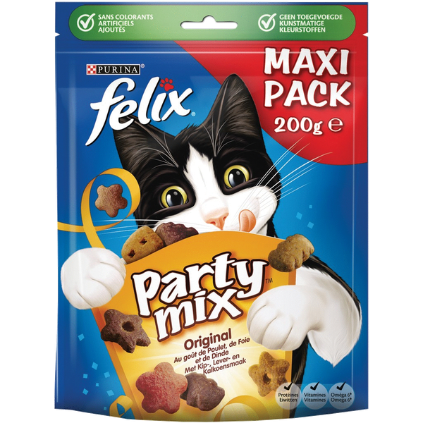 Felix Party Mix Original 200 gr kattensnoep Per stuk