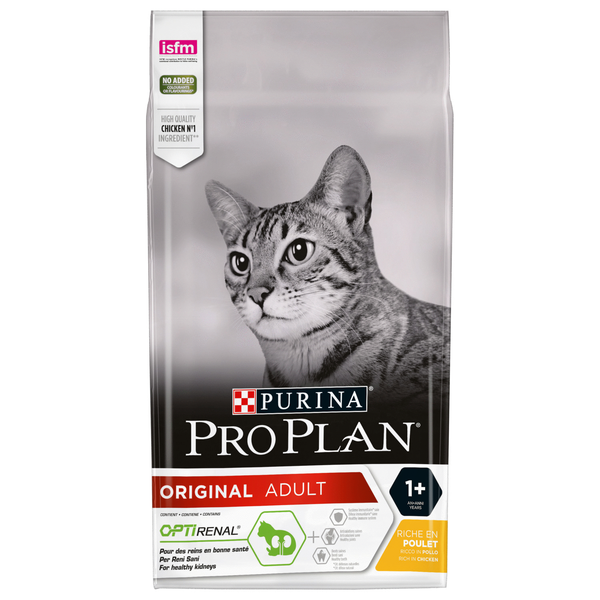 Afbeelding Pro Plan Original Adult Kip Optirenal kattenvoer 1.5 kg door Petsplace.nl