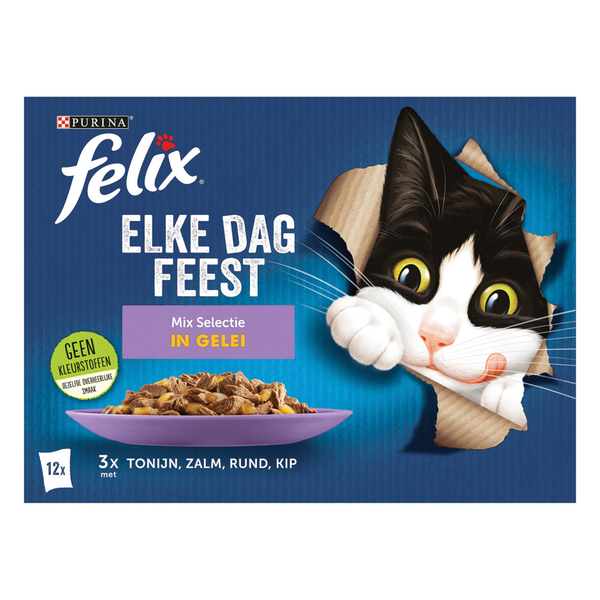 Afbeelding Felix - Multipak Elke Dag Feest door Petsplace.nl