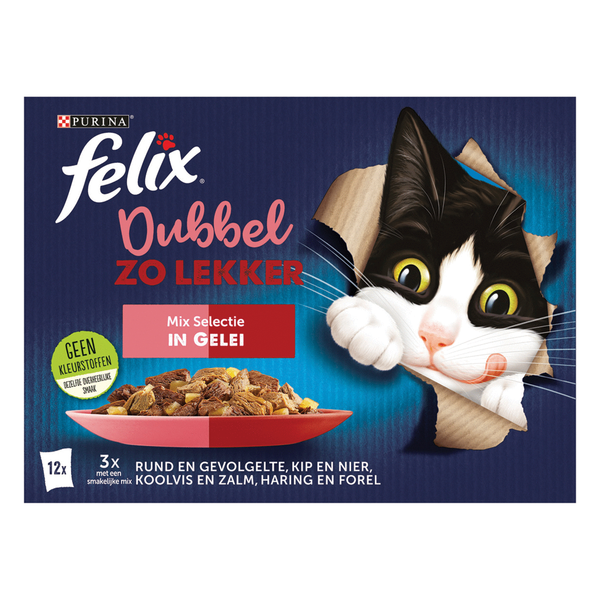 Afbeelding Felix - Multipak Dubbel zo lekker door Petsplace.nl