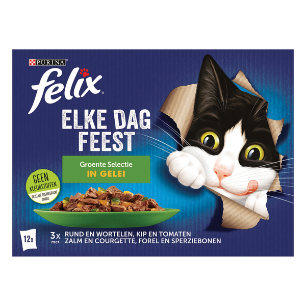 Afbeelding Felix - Multipak Elke Dag Feest door Petsplace.nl