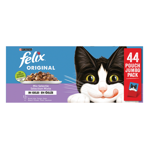 Felix Original Mix Selectie in Gelei - Kattenvoer