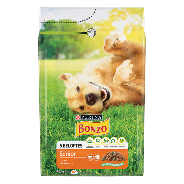 Afbeelding Bonzo Senior - Hondenvoer - 3 kg door Petsplace.nl