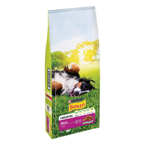 Purina Bonzo Maxi met rund hondenvoer 15 kg