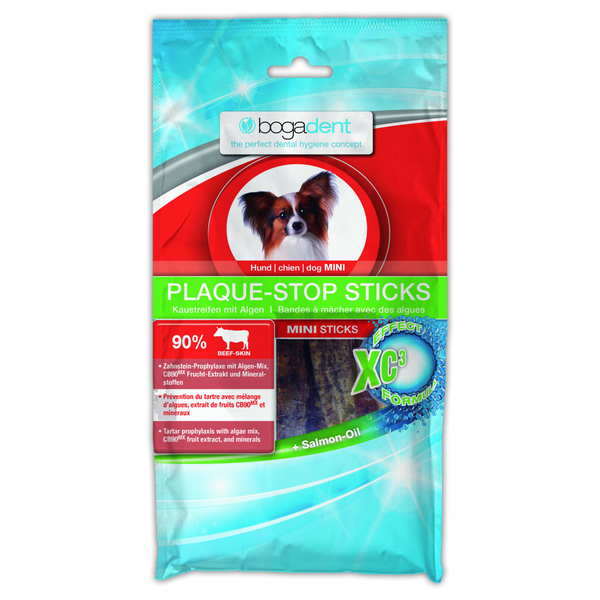 Afbeelding Bogadent Plaque-Stop Sticks - Mini Dog - 100 gr door Petsplace.nl