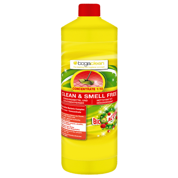 Afbeelding Bogaclean Clean & Smell Free Concentrate - 1 liter door Petsplace.nl