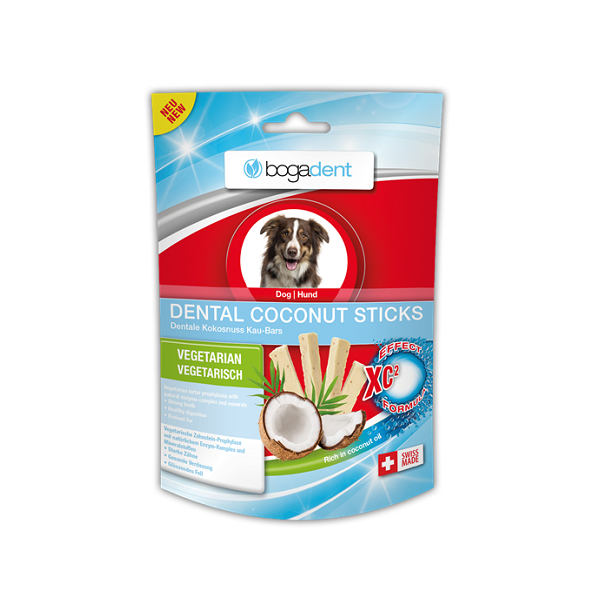 Afbeelding Bogadent Dental Coconut Sticks - Gebitsverzorging - Kokosnoot 50 g door Petsplace.nl