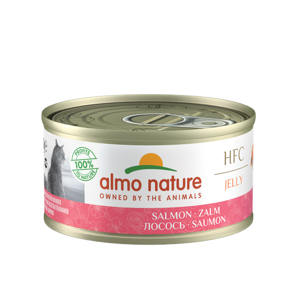 Afbeelding Almo Nature HFC Jelly Zalm 70 gr Per 24 (Natural) door Petsplace.nl