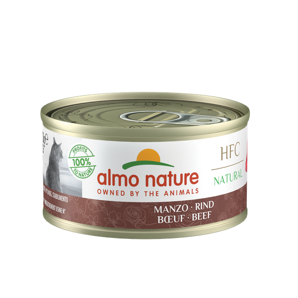 Afbeelding Almo Nature HFC Natural Rund 70 gr Per 24 door Petsplace.nl