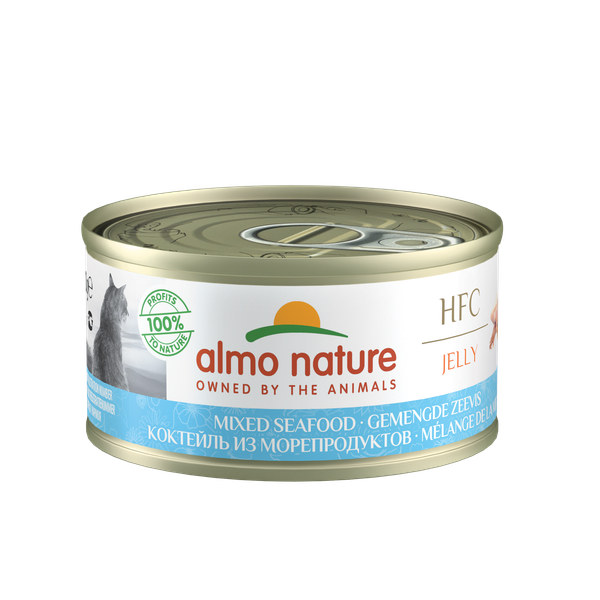 Almo Nature Hfc Cat Natural Blik 70 g - Kattenvoer - Zeevis