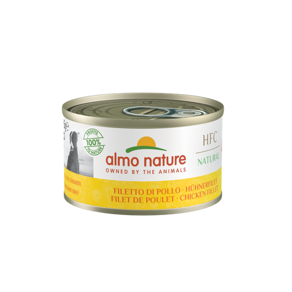 Almo Nature Blikje Hfc Natural Dog - Hondenvoer - Kipfilet 95 g