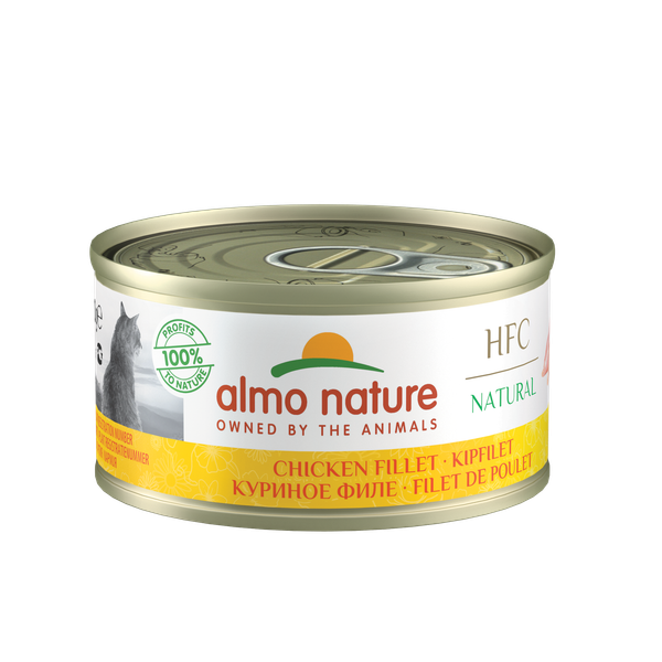 Almo Nature HFC Natural Kipfilet 70 gr Per 24 (Natural)