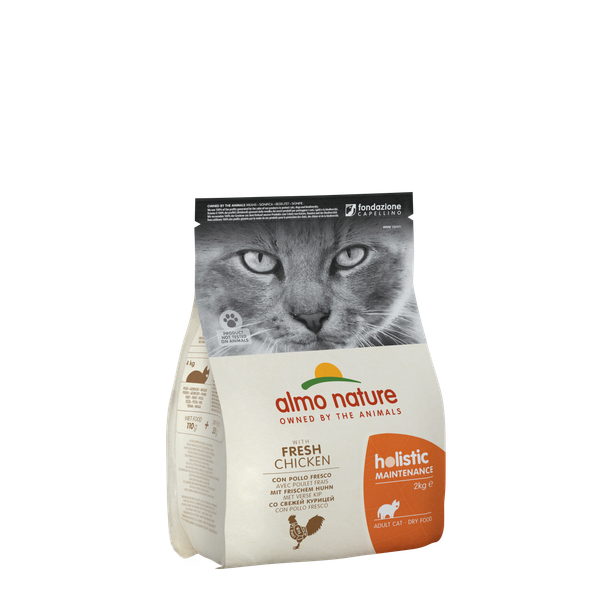 Afbeelding Almo Nature Holistic Adult Kip en Rijst kattenvoer 2 kg door Petsplace.nl