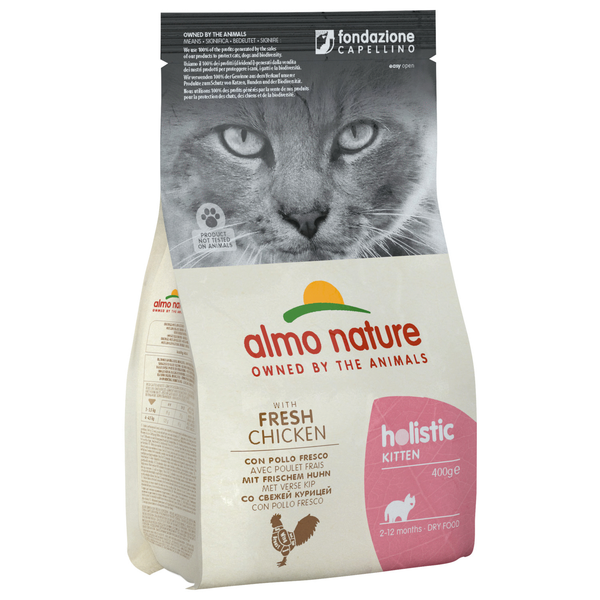 Afbeelding Almo Nature Holistic Kitten - Kip en Rijst 400g door Petsplace.nl