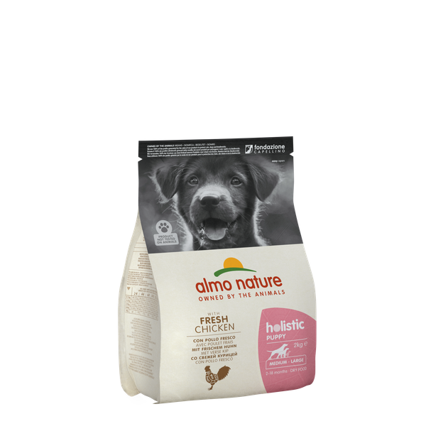 Afbeelding Almo Nature Holistic Maintenance Puppy Medium-Large - Hondenvoer - Kip 2 kg door Petsplace.nl