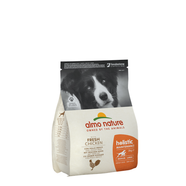 Afbeelding Almo Nature Holistic Maintenance Adult Dog Medium-Large - Hondenvoer - Kip 2 kg door Petsplace.nl