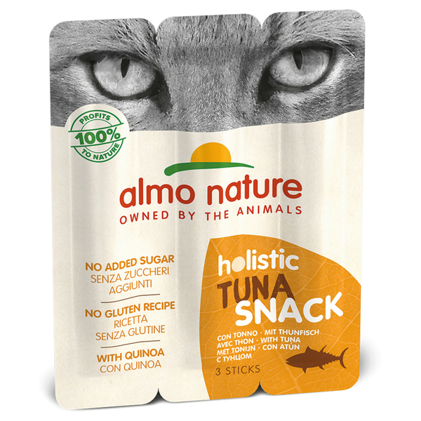 Almo Nature Holistic Snack Kat 3x5 g - Kattensnack - Tonijn
