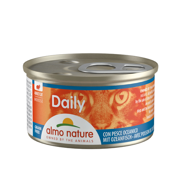 Afbeelding Almo Nature Daily Mousse met Oceaanvis 85 gr Per 24 door Petsplace.nl