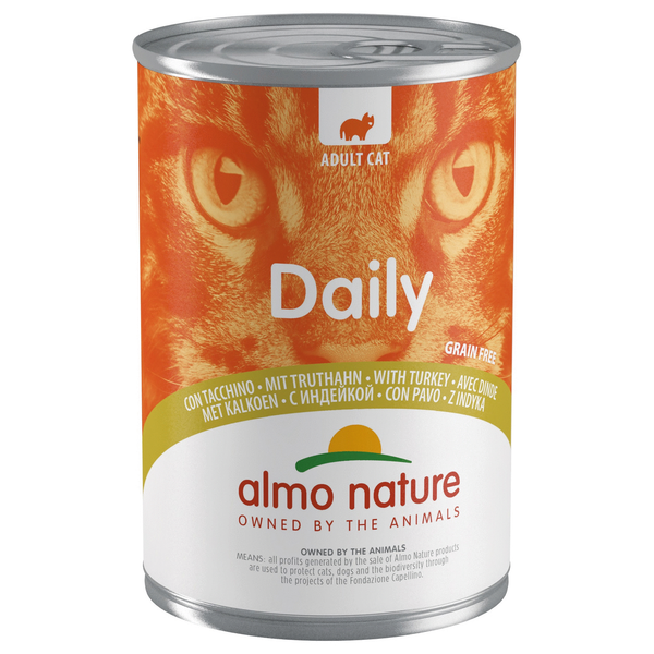 Almo Nature Daily Kalkoen 400 gram Per 24