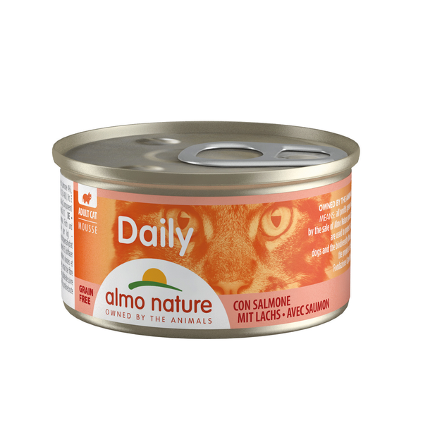 Afbeelding Almo Nature Daily Mousse met Zalm 85 gr Per 24 door Petsplace.nl