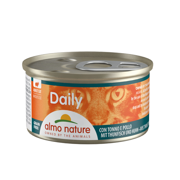 Afbeelding Almo Nature Daily Mousse met Tonijn & Kip 85 gr Per 24 door Petsplace.nl