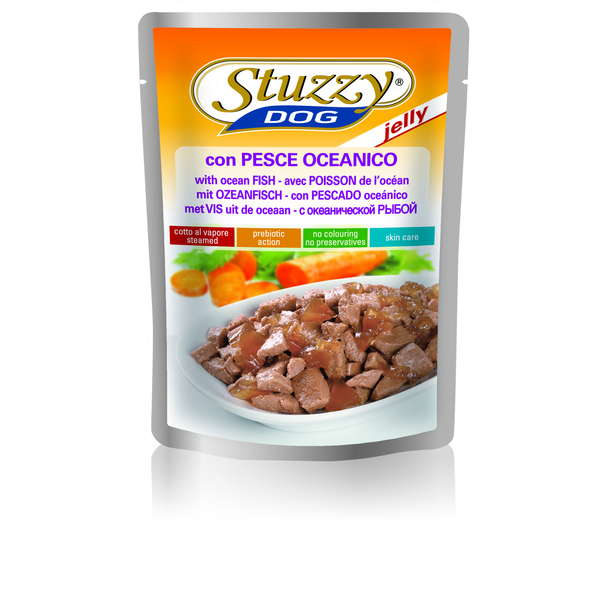 Afbeelding Stuzzy Pouch Adult 100 g - Hondenvoer - Zeevis door Petsplace.nl