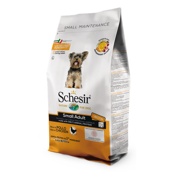 Afbeelding Schesir Small Maintenance Kip - Hondenvoer - 800 g door Petsplace.nl