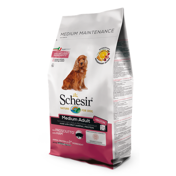 Schesir Medium Maintenance Ham - Hondenvoer - 3 kg