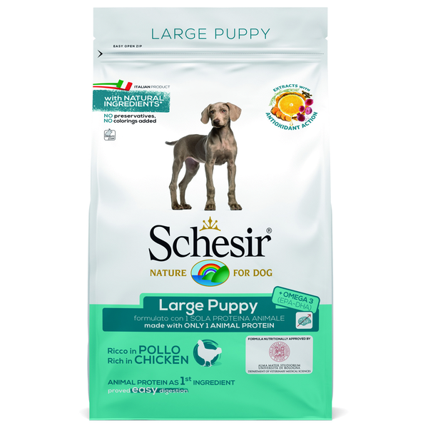 SCHESIR LARGE PUPPY KIP 12KG 00000