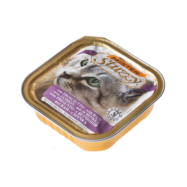 Afbeelding MR STUZZY CAT HAM 100GR 00001 door Petsplace.nl