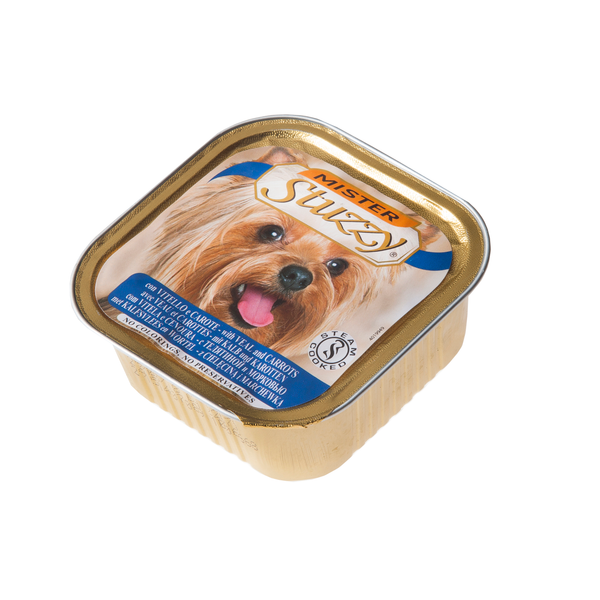 Mister Stuzzy Dog Paté 150 g – Hondenvoer – Kalf&Wortel