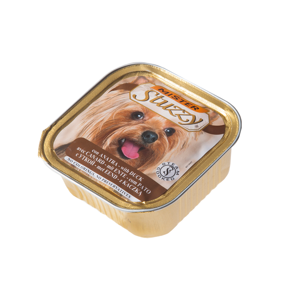 Mister Stuzzy Dog Paté 150 g – Hondenvoer – Eend