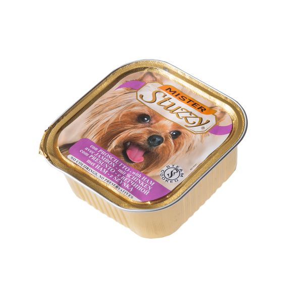 Afbeelding MR STUZZY DOG HAM 150GR 00001 door Petsplace.nl