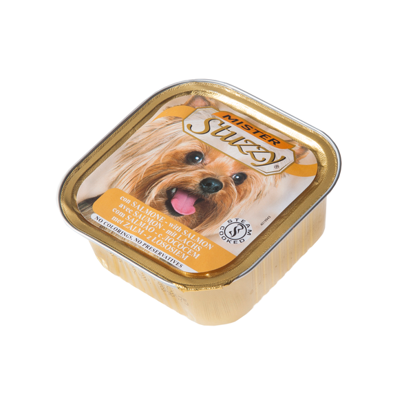 Mister Stuzzy Dog Paté 150 g – Hondenvoer – Zalm