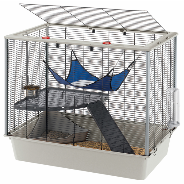Afbeelding Ferplast Frettenkooi Furat - Dierenverblijf - 78x48x70 cm Grijs door Petsplace.nl