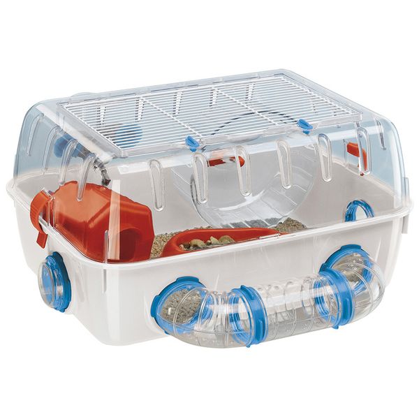 Afbeelding Ferplast Hamsterkooi Combi 1 - Dierenverblijf - 40.5x29.5x22.5 cm Wit door Petsplace.nl