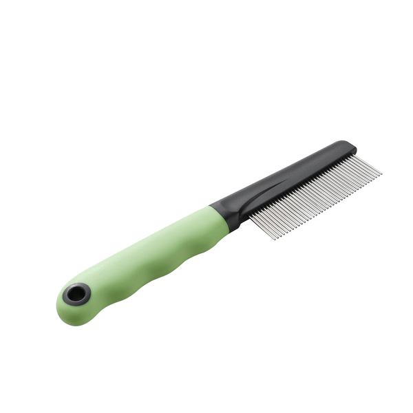 Afbeelding Ferplast Vachtkam Kat - Kattenvachtkam - 20x1.6x4 cm Lime Zwart door Petsplace.nl