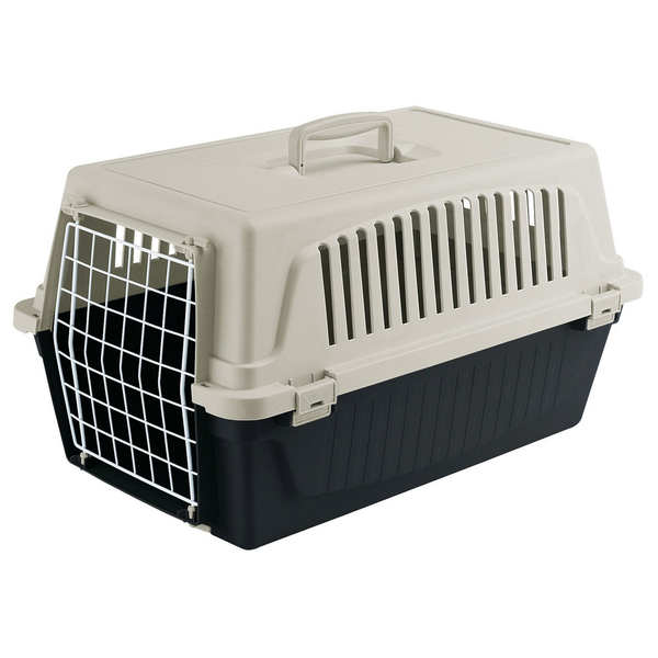 Afbeelding Ferplast Vervoersbox Atlas 20 - Hondentransportbox - 37x58x32 cm Zwart door Petsplace.nl