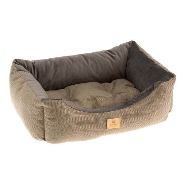 Afbeelding Ferplast Chester 60 Bedding Bruin - Kattenmand - 66x50x20 cm door Petsplace.nl