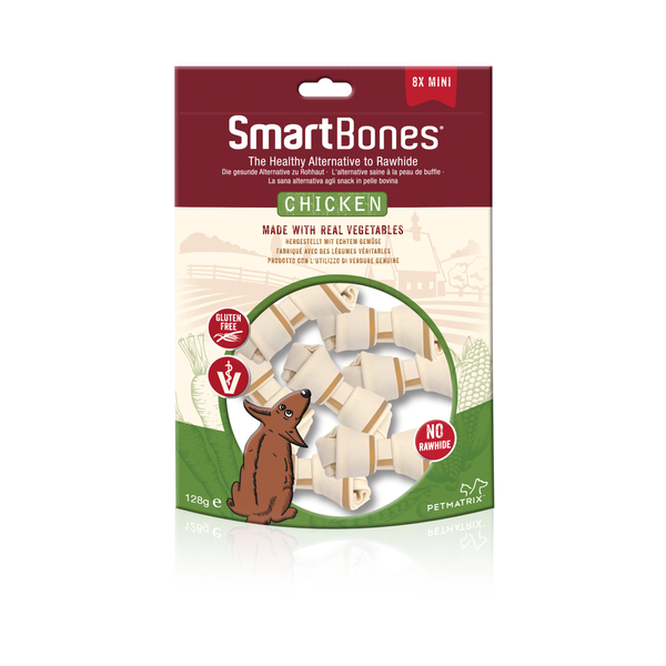 Smartbones Chicken Classic Bone Chews Kip - Hondensnacks - Mini