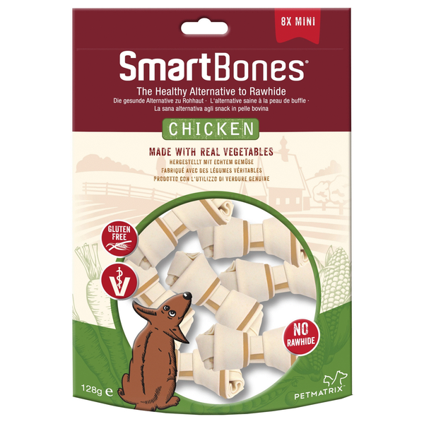 Smartbones Classic Bone Chews - Hondensnacks - Kip 18 stuks Mini