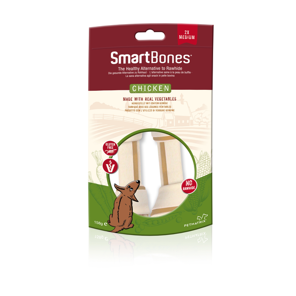 Smartbones Classic Bone Chews Kip - Hondensnacks - Medium