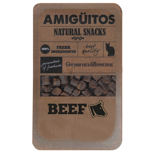 Amiguitos Cat Snack Beef Kattensnack 100 g online kopen