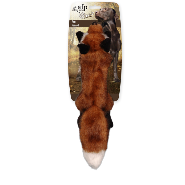 Afbeelding All For Paws Speeltje Vos - Hondenspeelgoed - 39x20x12 cm Bruin door Petsplace.nl