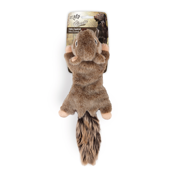 Afbeelding All For Paws Eekhoorn - Hondenspeelgoed - 42x16x9 cm Bruin door Petsplace.nl