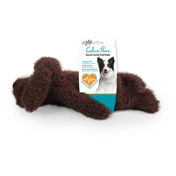 Afbeelding All For Paws Hond Anti Anxiety Buddy - Anti stresssysteem - 42x20x14 cm Bruin door Petsplace.nl