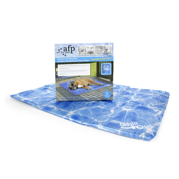 All For Paws Chill Out Koelmat Blauw - Hondenverkoeling - Large