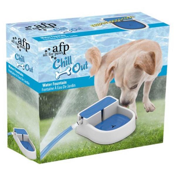 Afbeelding All For Paws Chill Out Drinkfontein - Hondendrinkbak - 29x27x10 cm Wit door Petsplace.nl