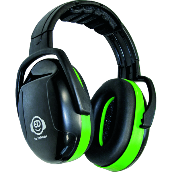 Ear Defender Gehoorkap 26db - Gehoorbeschermers - Zwart Groen