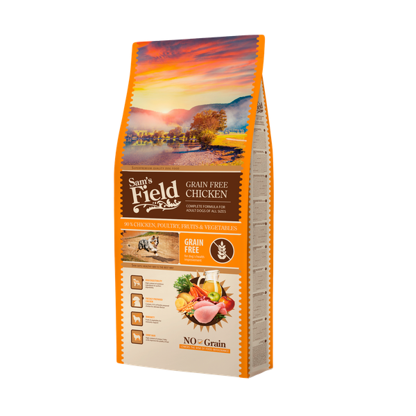 Afbeelding Sam's Field High Meat & Grain Free Vlees - Hondenvoer - 13 kg door Petsplace.nl